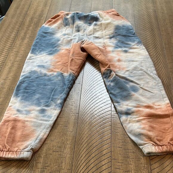Tiny Whales 🐳 Tie-Dye Jogger 🏃 Pants Pockets Drawstring Aviator Nation Look 👀 - Picture 11 of 17